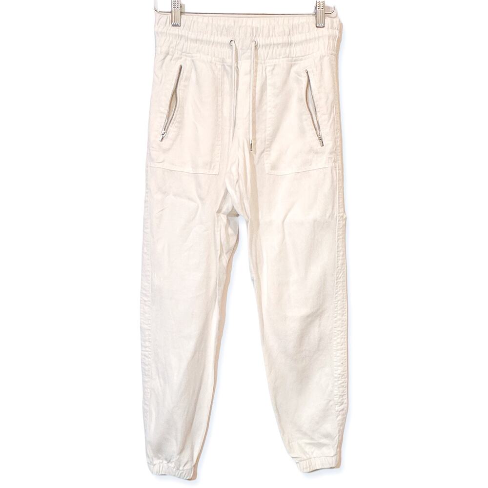 3 FOR $50! 🎁 ATHLETA Cabo Linen Jogger in White Sz. 2 - Picture 4 of 11